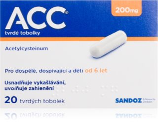 ACC ACC 200 mg tvrdé tobolky na odkašlávání 20 tbl