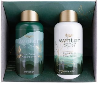 Accentra Winter Spa Fresh Pine & Winterberries Dāvanu komplekts vannai ar aromātiem Fresh Pine & Winterberries