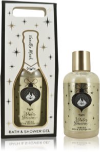 Accentra Winter Glamour Bath & Shower Gel gel de douche dans un emballage cadeau avec parfums Vanilla & Musk 180 ml