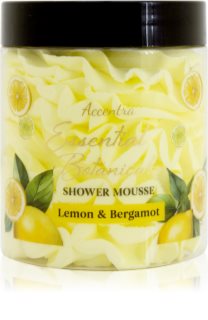 Accentra Essential Botanicals Shower Mousse mousse de douche avec parfums Lemon & Bergamot 200 g