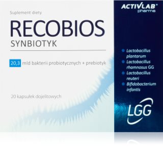 Activlab Pharma Recobios Synbiotyk kapsułki na poprawę trawienia 20 caps.