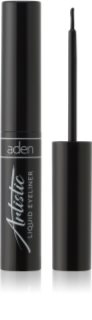 Aden Cosmetics Artistic Flüssige Eyeliner Farbton 01 Black 3.5 ml