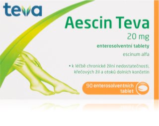 Aescin Aescin Teva 20mg enterosolventní tablety