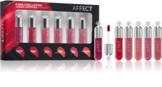 Affect 6 Mini Long-Lasting Liquid Lipsticks liquid lipstick set