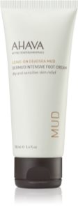 AHAVA Dead Sea Mud intenzivna krema za noge za suho in občutljivo kožo 100 ml
