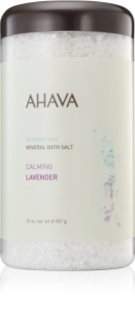 AHAVA Dead Sea Salt Calming Lavender minerální sůl do koupele z Mrtvého moře 907 g