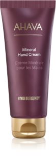 AHAVA Vivid Burgundy vlažilna krema za roke z minerali Mrtvega morja 100 ml