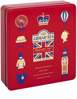 Ahmad Tea English Tea Four Collection kolekce prémiových čajů v dárkovém balení 32x2 g
