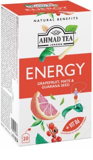 Ahmad Tea Energy bylinný čaj s kofeínom 20x1.5 g