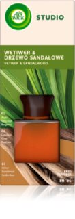 Air Wick Studio Vetiver a santalové dřevo aroma difuzér s náplní 80 ml