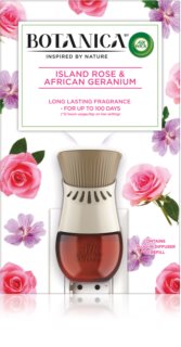 Air Wick Botanica Island Rose & African Geranium difusor elétrico com aroma de rosas 19 ml