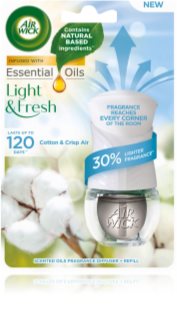 Air Wick Light & Fresh Cotton & Crisp Air ambientador elétrico com recarga 19 ml