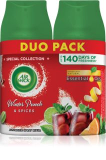 Air Wick Freshmatic Zimní punč osvěžovač vzduchu – náhradní náplň s vůní DUO 2x250 ml