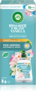Air Wick Active Fresh Spring Breeze & Island Vanilla désodorisant automatique avec recharge 228 ml