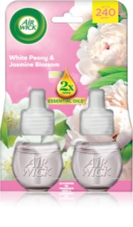 Air Wick Essential Oils White Peony & Jasmine Blossom napełnienie do elektrycznego dyfuzora 2x19 ml