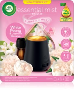 Air Wick Aroma Mist White Peony & Jasmine Blossom kvapų difuzorius su užpildu + baterija 1 vnt.