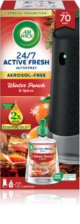 Air Wick Active Fresh Winter Punch & Spices automatický osvěžovač vzduchu s náplní 228 ml