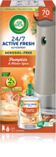 Air Wick Active Fresh Pumpkin & Winter Spice automatický osvěžovač vzduchu s náplní 228 ml