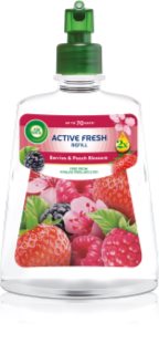 Air Wick Active Fresh Berries & Peach Blossom osvěžovač vzduchu – náhradní náplň 228 ml