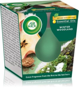 Air Wick Essential Oils Zimní les vonná svíčka 105 g