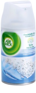 Air Wick Essential Oils Cool Linen & White Lilac désodorisant recharge 250 ml
