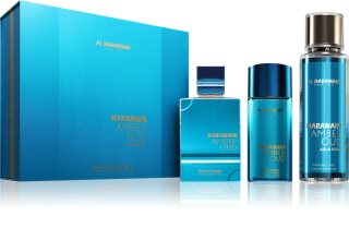 Al Haramain Amber Oud Aqua Dubai ajándékszett unisex 1 db