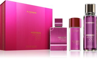 Al Haramain Amber Oud Ultra Violet ajándékszett hölgyeknek 1 db