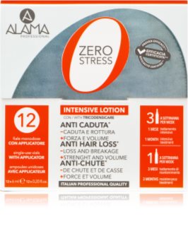 Alama Professional Zero Stress Intensive Hair Loss Lotion ampulky proti vypadávání vlasů 12x6 ml