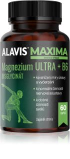 Alavis Maxima Magnezium ULTRA+B6 kapsuly na podporu zdravia nervovej sústavy 60 cps