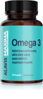 Alavis Maxima Omega 3 kapsle pro normální činnost srdce a mozku 90 cps