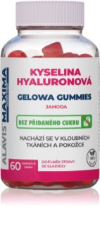 Alavis Maxima Kyselina hyaluronová Gelowa Gummies žvýkací měkké tobolky s kyselinou hyaluronovou 60 ks