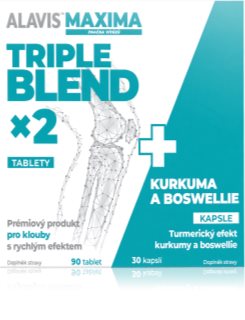 Alavis Maxima Triple Blend x2 tablety a kapsle pro podporu zdraví pohybové soustavy