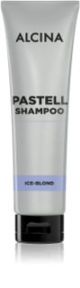 Alcina Pastell osvěžující šampon pro zesvětlené, melírované studené blond vlasy 150 ml