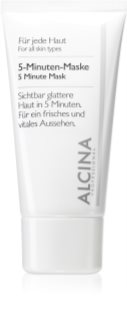 Alcina For All Skin Types máscara de 5 minutos para uma pele com aparência fresca 50 ml