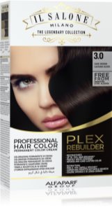Alfaparf Milano Il Salone Milano Plex Rebuilder tartós hajfesték árnyalat 3.0 - Dark Brown 1 db