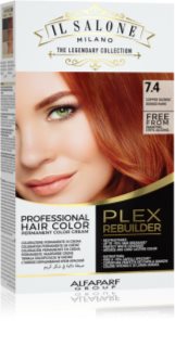 Alfaparf Milano Il Salone Milano Plex Rebuilder Culoare permanenta pentru par culoare 7.4 - Copper Blonde 1 buc