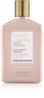 Alfaparf Milano Keratin Therapy Lisse Design delikatny szampon do nabłyszczania i zmiękczania włosów 250 ml