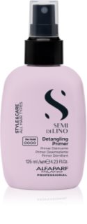 Alfaparf Milano Semi di Lino Style&Care Detangling Primer Κρέμα για πριν το στάιλινγκ για εύκολο χτένισμα μαλλιών 125 ml