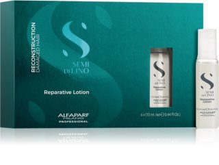 Alfaparf Milano Semi di Lino Reconstruction Reparative tratament pentru regenerarea părului deteriorat 6x13 ml