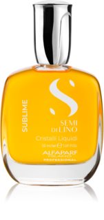 Alfaparf Milano Semi di Lino Sublime Cristalli зволожуюча олійка для блиску та шовковистості волосся 50 мл