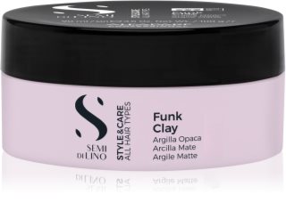 Alfaparf Milano Semi di Lino Style&Care Funk Clay cera modellante per definizione e forma 90 ml