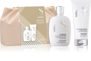 Alfaparf Milano Semi di Lino Diamond Duo Kit Dāvanu komplekts mirdzumam un mitrināšanai 2 gab.
