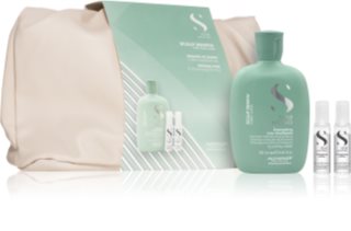 Alfaparf Milano Semi Di Lino Scalp Renew Kit Geschenkset für feines oder schütteres Haar