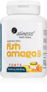 Aliness Fish Omega 3 Forte kapsułki do wsparcia układu krwionośnego i funkcji poznawczych 90 caps.