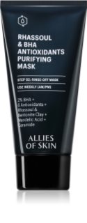 Allies of Skin Rhassoul & BHA Antioxidants Dieptereinigende Masker 50 ml