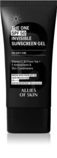 Allies of Skin The One Invisible Suncscreen Gel neviditelný matující gel SPF 50