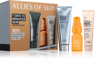 Allies of Skin 7 Days to Brighter Skin Kit Reiseset zur Verjüngung der Gesichtshaut