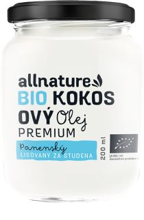 Allnature Olej kokosowy z pierwszego tłoczenia BIO olejek w jakości BIO