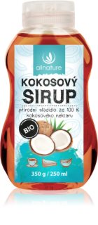 Allnature Syrop kokosowy BIO słodzik naturalny w jakości BIO 250 ml