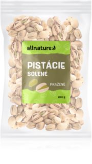 Allnature Pistácie pražené solené ořechy pražené solené